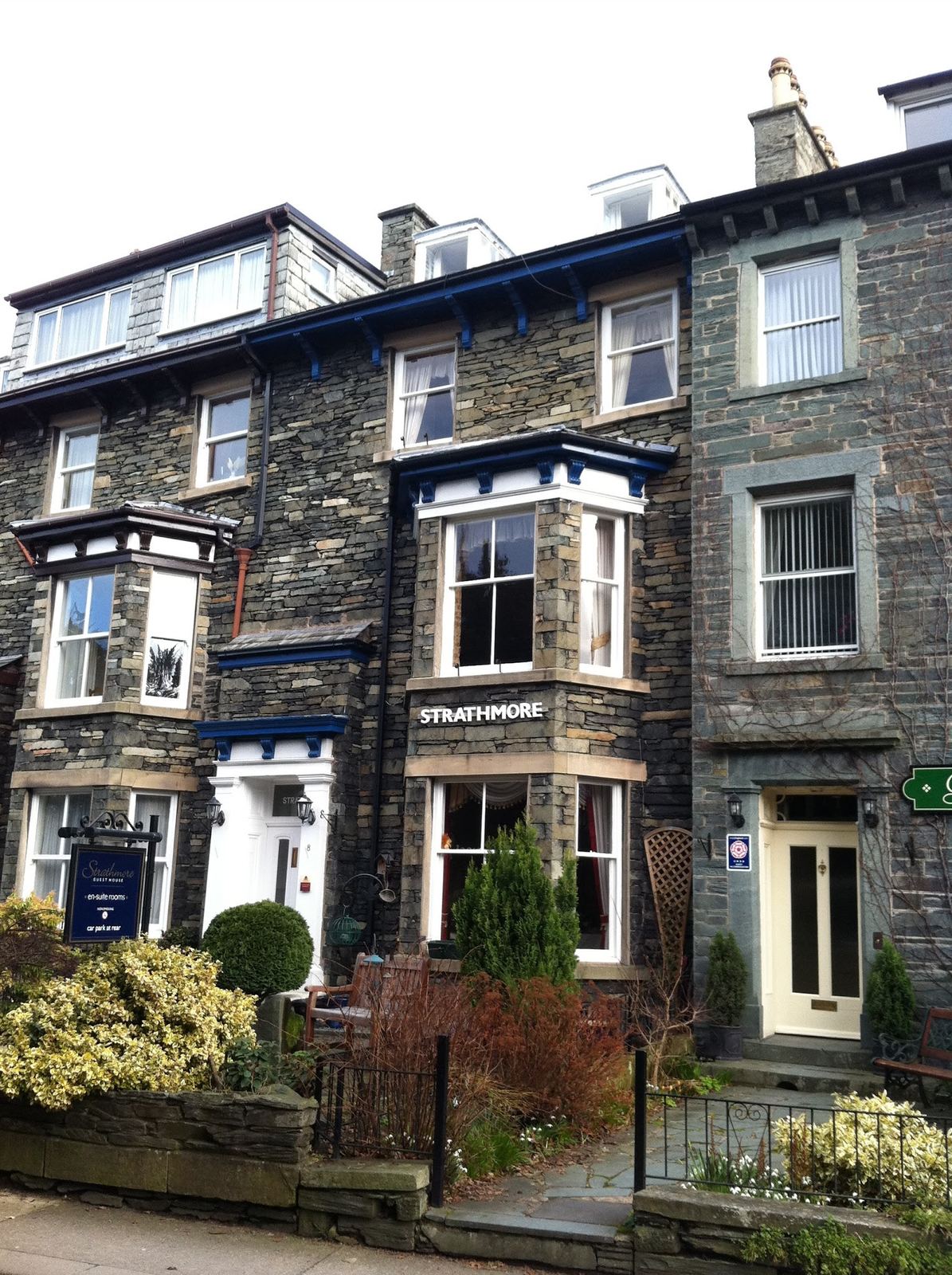 Strathmore Guest House on St. Johns Terrace, opposite St John's Church